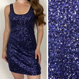 Express Sequin Bodycon Dress